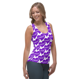 razel™ Purpled Hearted Motif Women's Tank Top