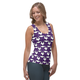 Purp Gang Rock Star Motif Women's Tank Top