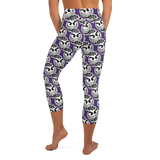 razel™ Gang Drip Face Motif Yoga Capris