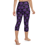 Purp Gang Rock Star Motif Yoga Capris