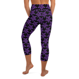 Purp Gang Rock Star Motif Yoga Capris