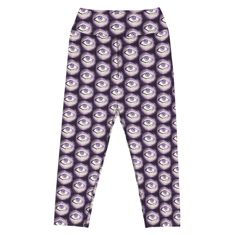 Thousand Eyes of razel™ Motif Yoga Capris