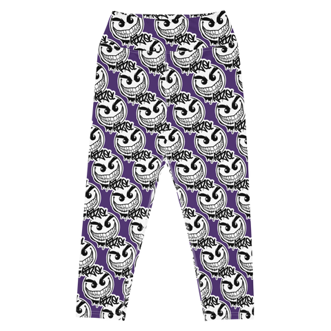 razel™ Gang Drip Face Motif Yoga Capris