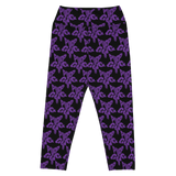 Purp Gang Rock Star Motif Yoga Capris