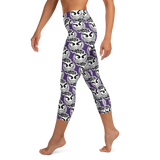 razel™ Gang Drip Face Motif Yoga Capris