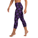 Purp Gang Rock Star Motif Yoga Capris