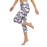 Purp Gang Double Cup Motif Yoga Capris