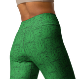 Marijuana Tree Star Motif Leggings