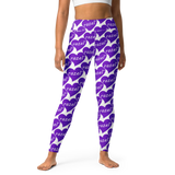 razel™ Purple Hearted Motif Leggings