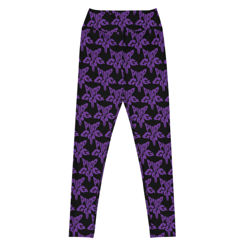 Purp Gang Rock Star Motif Leggings