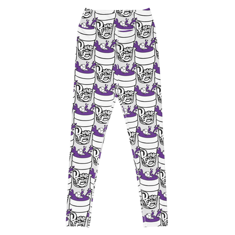 Purp Gang Double Cup Motif Leggings