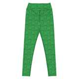 Marijuana Tree Star Motif Leggings