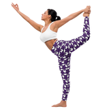 Purp Gang Rock Star Motif Leggings