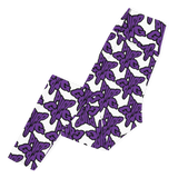 Purp Gang Rock Star Motif Leggings