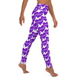 razel™ Purple Hearted Motif Leggings