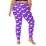 razel™ Purple Hearted Motif Leggings