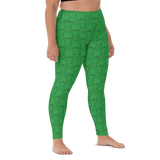 Marijuana Tree Star Motif Leggings