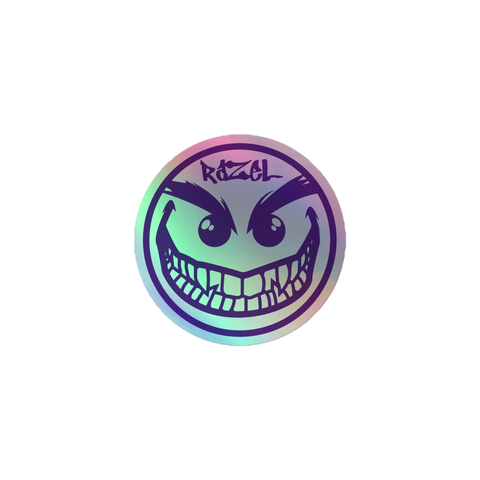 razel™ Face Holographic Sticker