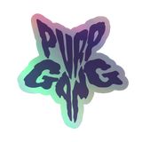 Purp Gang Rock Star Holographic Sticker