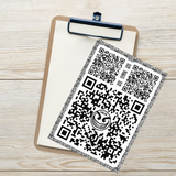 razel™ Face QR Code Sticker Sheet