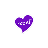 razel™ Purple Hearted Sticker