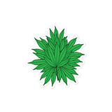 Marijuana Tree Star Sticker