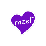 razel™ Purple Hearted Sticker