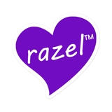 razel™ Purple Hearted Sticker