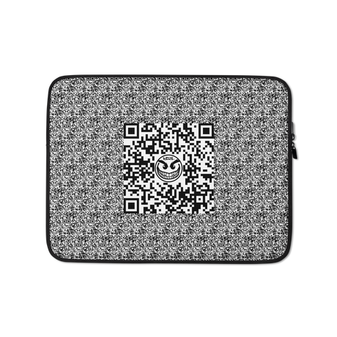 razel™ Face QR Code Motif Laptop Sleeve