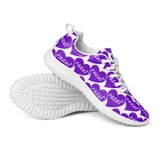 razel™ Purple Hearted Motif Sneakers