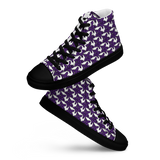 Purp Gang Rock Star Motif High Top Chucks