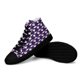 Purp Gang Rock Star Motif High Top Chucks