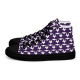 Purp Gang Rock Star Motif High Top Chucks