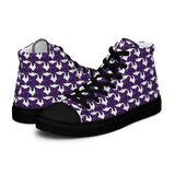 Purp Gang Rock Star Motif High Top Chucks