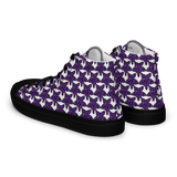 Purp Gang Rock Star Motif High Top Chucks