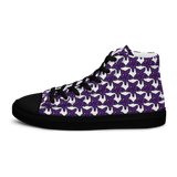 Purp Gang Rock Star Motif High Top Chucks