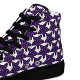 Purp Gang Rock Star Motif High Top Chucks