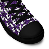 Purp Gang Rock Star Motif High Top Chucks