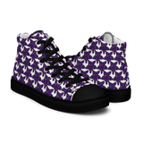 Purp Gang Rock Star Motif High Top Chucks