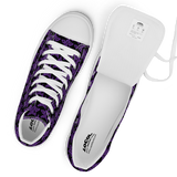 Purp Gang Rock Star Motif High Top Chucks