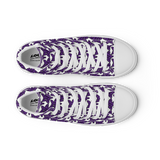 Purp Gang Rock Star Motif High Top Chucks