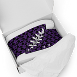 Purp Gang Rock Star Motif High Top Chucks