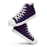 Purp Gang Rock Star Motif High Top Chucks