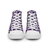 Purp Gang Rock Star Motif High Top Chucks