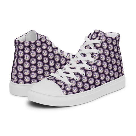 Thousand Eyes of razel™ Motif High Top Chucks