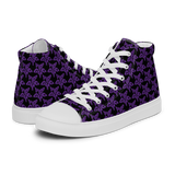 Purp Gang Rock Star Motif High Top Chucks