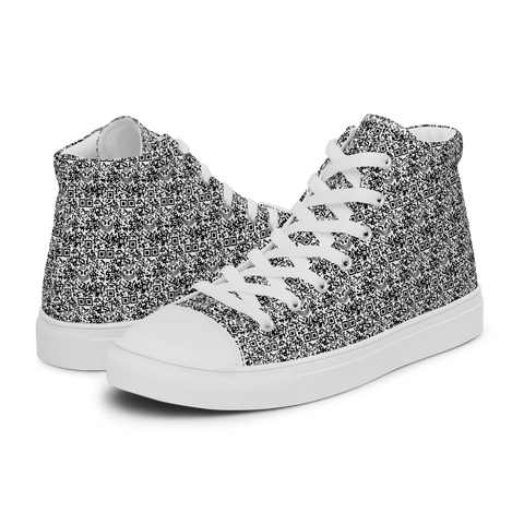 razel™ Face QR Code Motif High Top Chucks