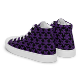 Purp Gang Rock Star Motif High Top Chucks