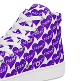 razel™ Purple Hearted High Top Chucks