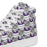 Purp Gang Double Cup Motif High Top Chucks